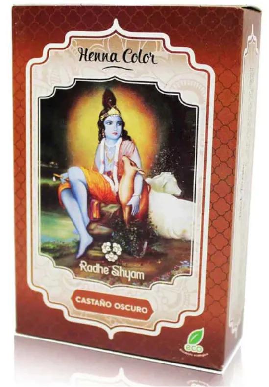 Radhe Shyam Hennapulver Dunkelbraun 100 gr
