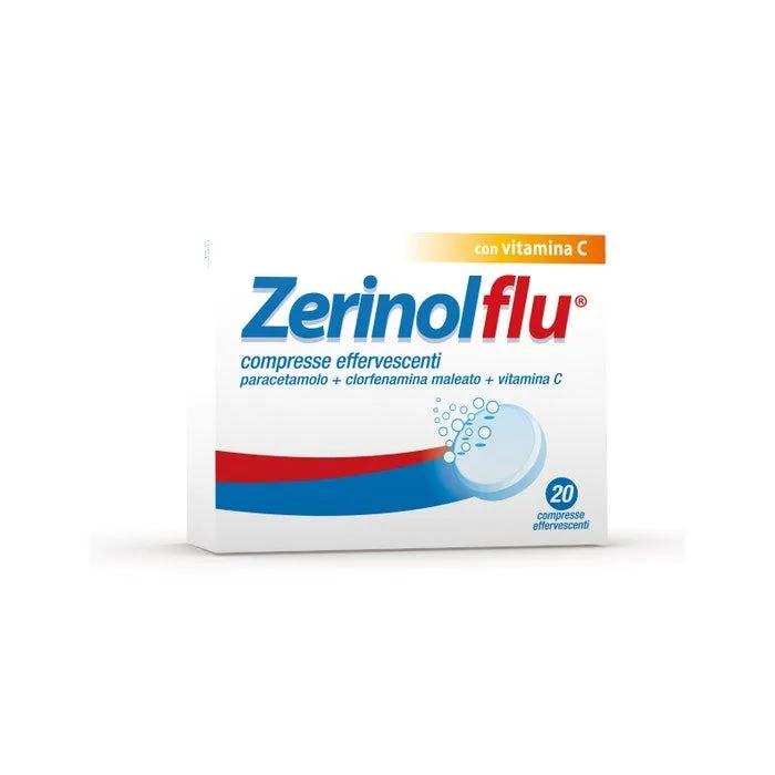 Zerinolflu Effervescente Analgesico e Antipiretico 20 Compresse Effervescenti