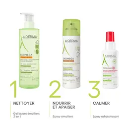 A-Derma Exomega Control Spray Émollient Anti-Grattage 200ml
