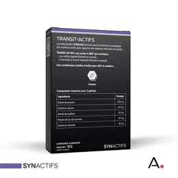 Aragan - Synactifs - Transitactifs® - Transit Intestinal - Tamarin - 20 gélules