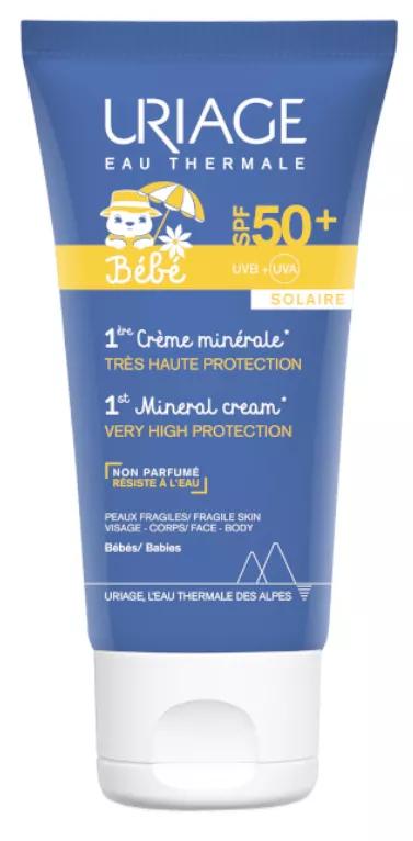 Uriage Bebé 1era Crema Mineral SPF50+ 50 ml