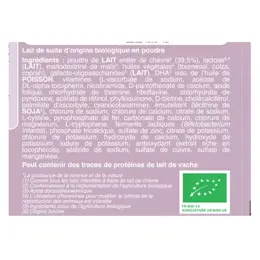 Biostime Lait de Chèvre de Suite 2ème Âge Bio 800g