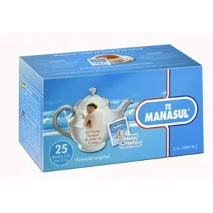 Infusão de Chá Manasul 25 Saquinhos