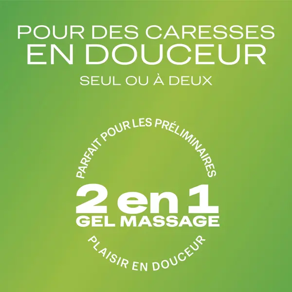 Durex Gel Massage Lubrifiant Douceur à Base d'Eau 2 en 1 - Aloe Vera - 200ml