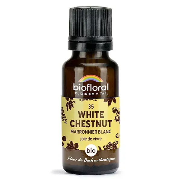 Biofloral 35 White Chestnut Marronier Blanc Granules Bio Fleur De Bach 19,5 Gr