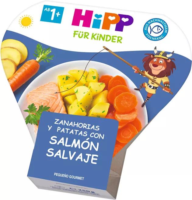 HiPP Cenouras e Batatas com Salmão Selvagem +1 Ano 250 gr