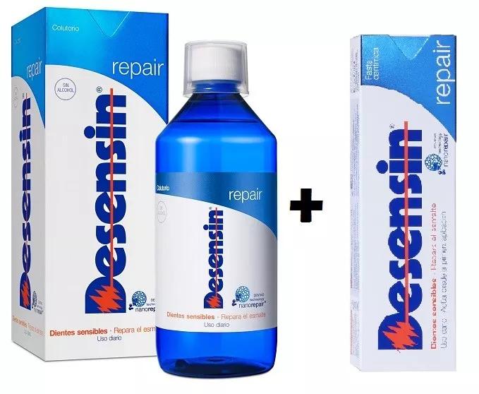 Dentaid Pack Desensin Reparatie Tandpasta 75 ml + Mondwater 500 ml