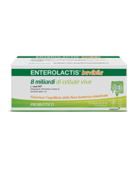 Enterolactis Bevibile Integratore Fermenti Lattici Vivi 12 Flaconcini 10 ml