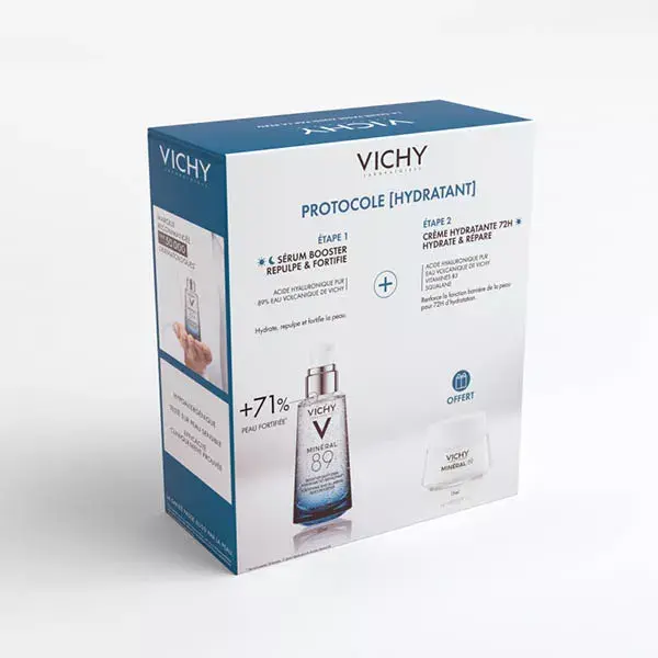 Vichy Coffret M89 Protocole Hydratant Booster + Cr 15ml