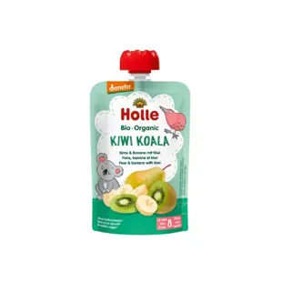 Holle Polpa Pouchy Pera Banana Kiwi Bio +8m 100g