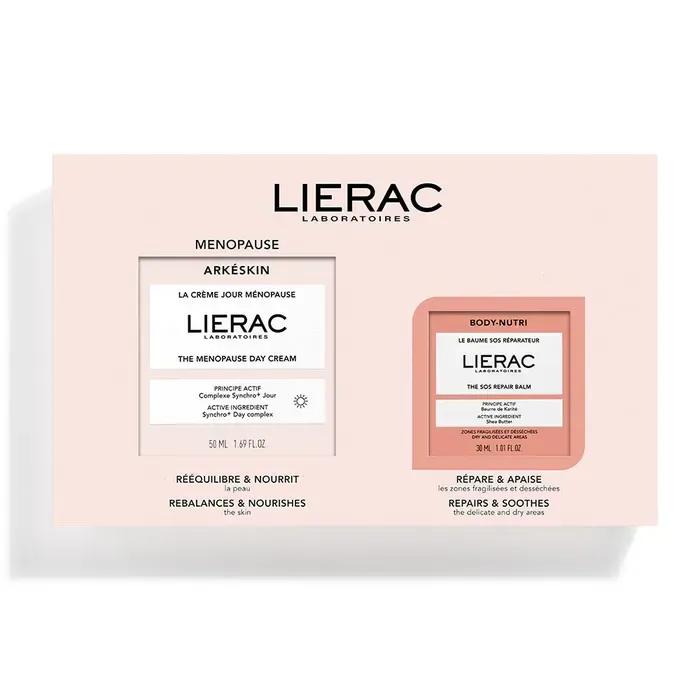 Lierac Arkéskin Premium Cofanetto Menopausa con Crema Rigenerante Giorno 50 ml e Balsamo Body Nutri SoS 30 ml