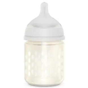 Suavinex Glazen Babyfles Fysiologische Speen Sx Pro Siliconen Slow Flow Beige