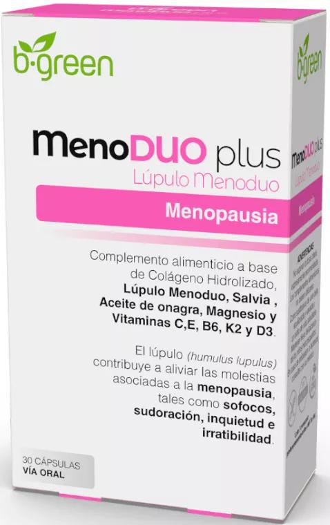 B-green Innolab Menopausa Menoduo Plus Bgreen Colagénio 30 Cápsulas