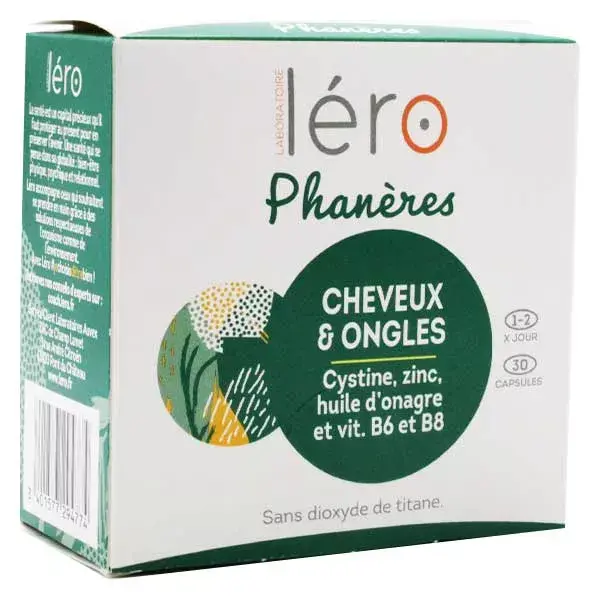 Léro Phanères Cheveux et Ongles 30 capsules