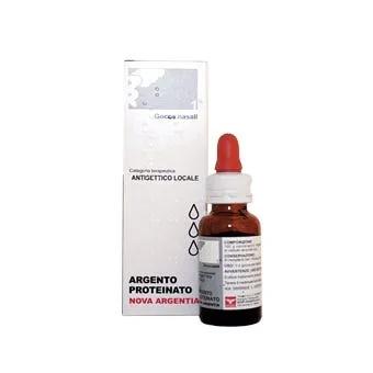 Argento Proteinato Nova Argentia 1% Gocce Nasali e Auricolari Soluzione 10 ml