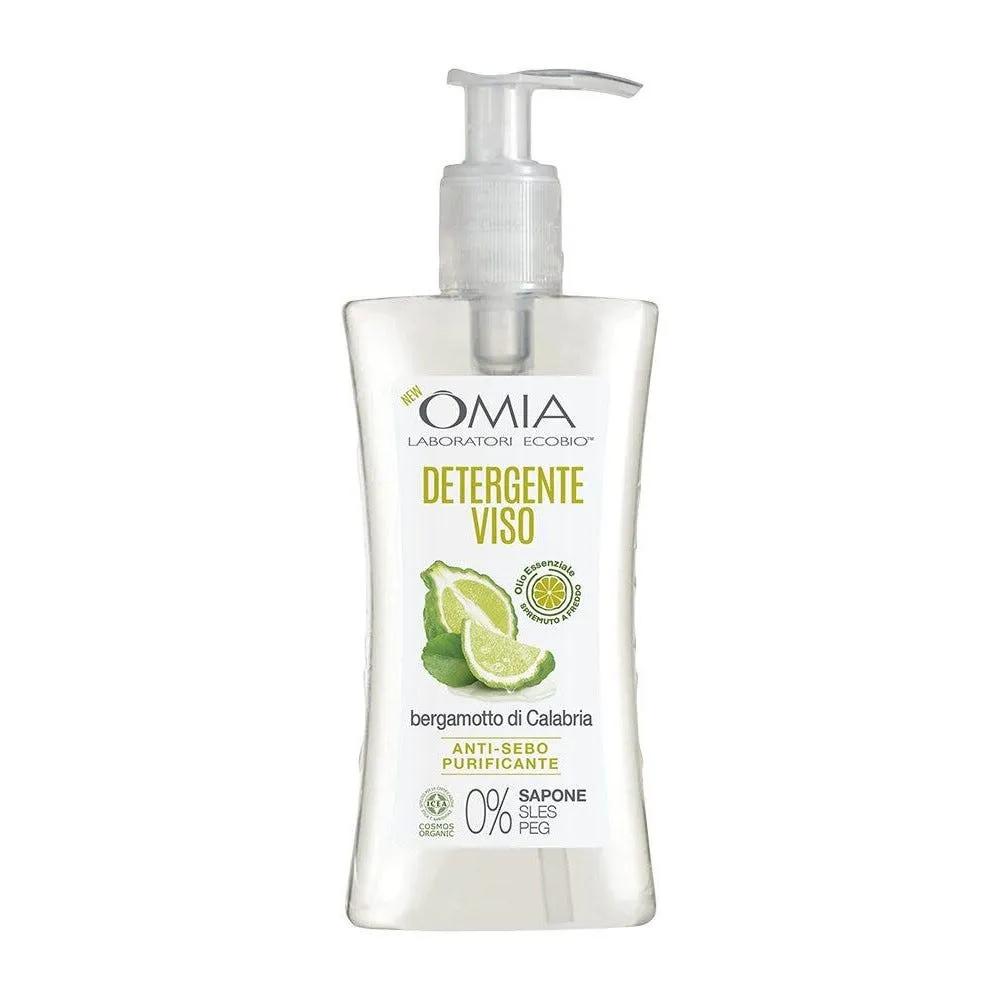 Omia Detergente Viso Anti-Sebo Purificante Con Olio Essenziale Di Bergamotto 200 Ml