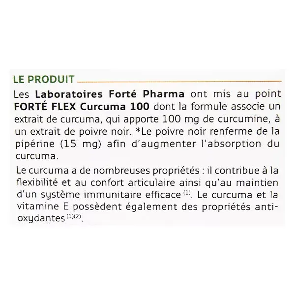 Cápsulas de cúrcuma 100 15 de Forte Pharma