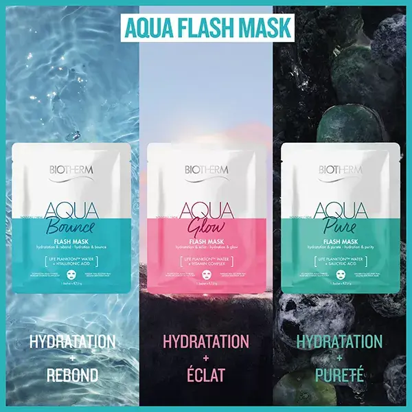 Biotherm Aqua Glow Masque Hydratant et Booster d'Éclat