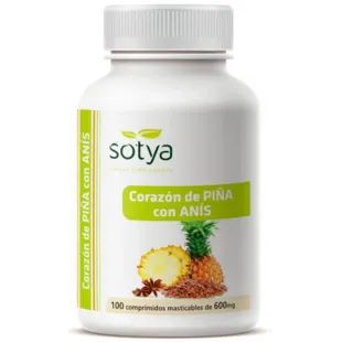 Pineapple and Fruit Heart. 600 mg 100 Sotya Tablets