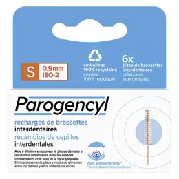 Parogencyl Recharge de Brossettes Interdentaires S 6 unités