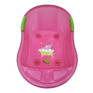 dBb Remond Vaschetta da Bagno Elefante Rosa Translucida