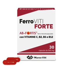 Marco Viti Ferroviti Forte Integratore per Ferro 30 Capsule