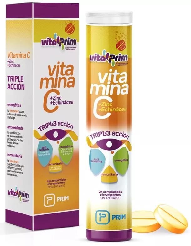 VitalPrim Vitamina C 24 Comprimidos Efervescentes