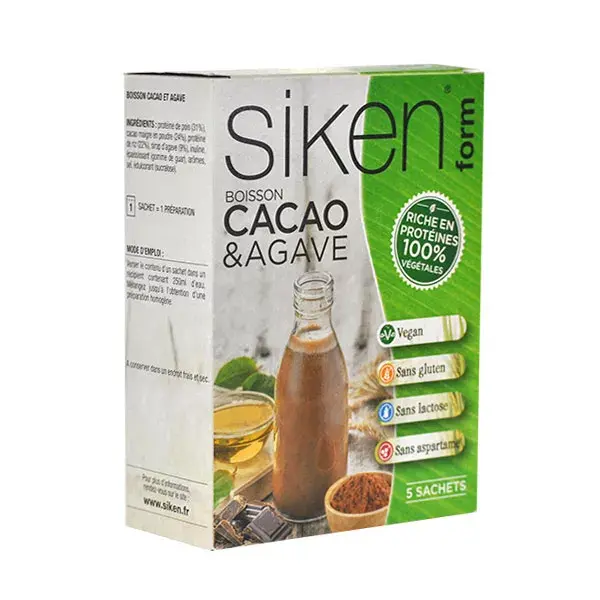 Cacao bevanda Siken forma & Agave 5 bustine