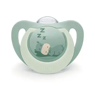 Nuk Ciuccio Starlight Silicone +0m Koala Blu Stelle Lotto di 2