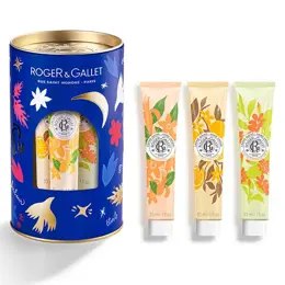 Roger & Gallet Coffret 3 Crèmes Mains Bienfaisantes 30 Ml Néroli, Bois D'Orange, Osmanthus