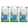 Gum Brossette Interdentaire Bi-Direction 0,9mm Bleu Lot de 3 x 6 unités