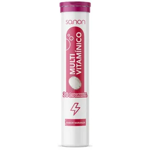 Sanon Sport Multivitamins and Minerals Orange Flavor 20 Effervescent Tablets