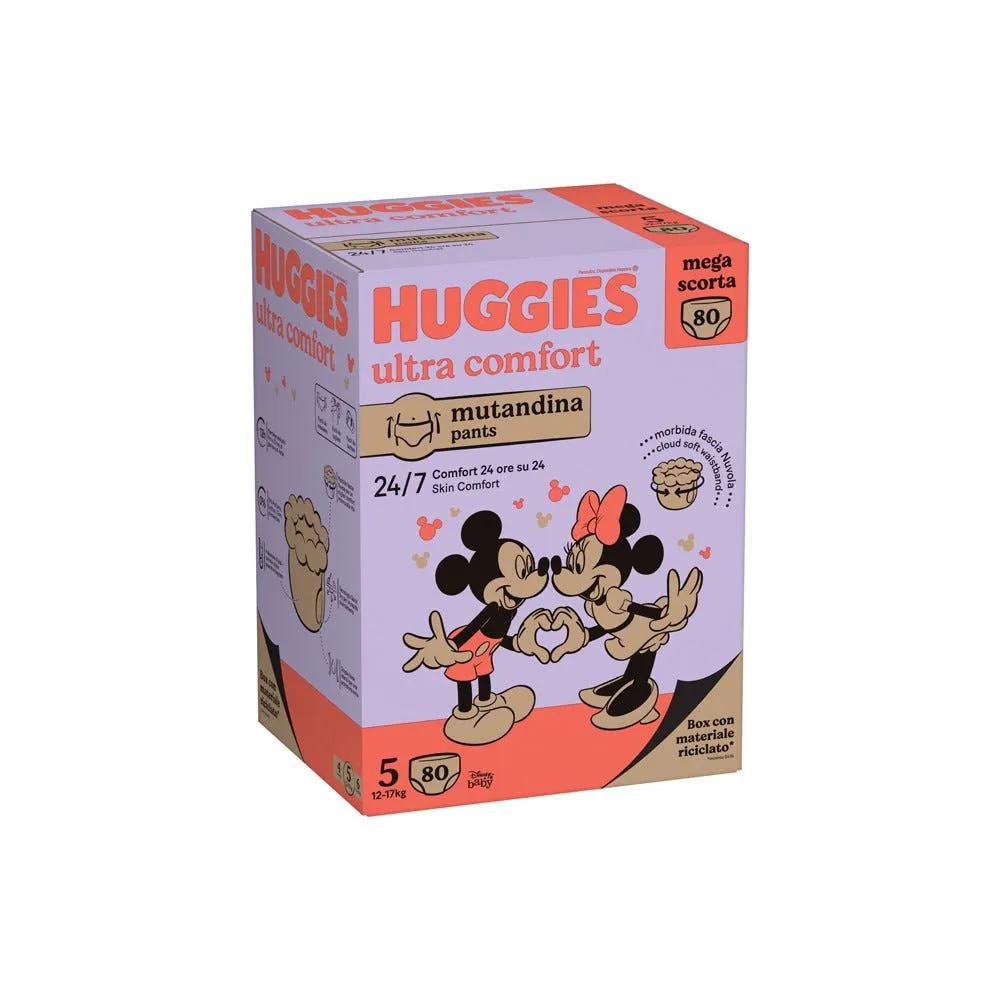 Huggies Ultra Comfort Mutandina Megapack Tg.5 80 Pezzi