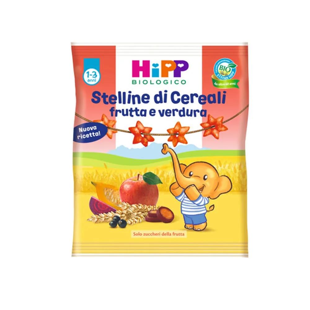 Hipp Bio Stelline di Cereali Frutta e Verdura Snack Bambini 30 g