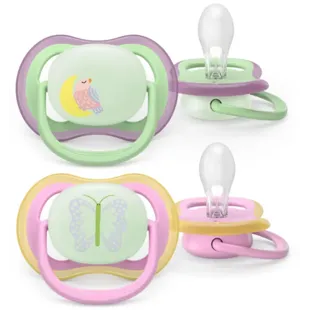 Philips Avent SCF376/29 Ultra Air Chupeta Noturna 6-18m 2 unidades