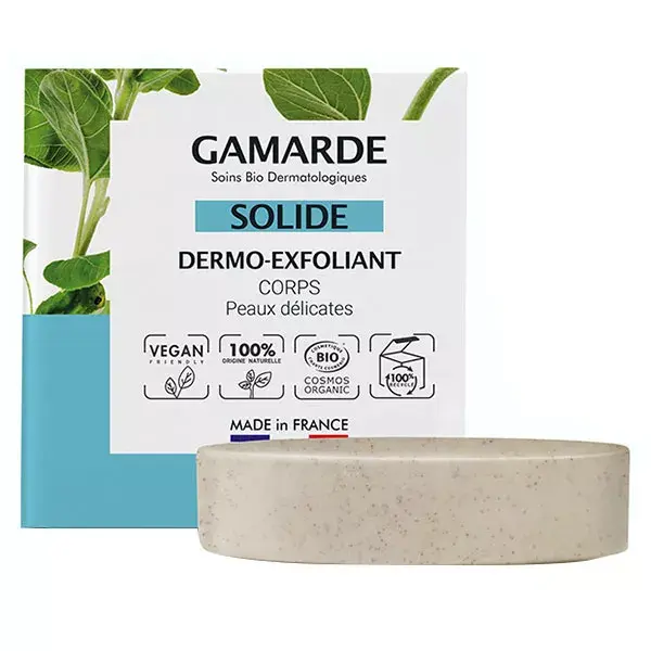 Gamarde Dermo-Solid Organic Body Exfoliating Bar 93ml