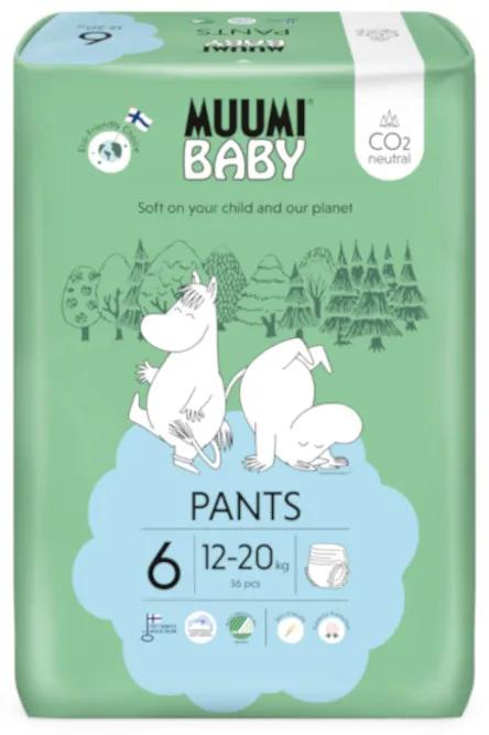 Muumi Baby Diaper Panty Size 6 (12-20 kg) 36 units