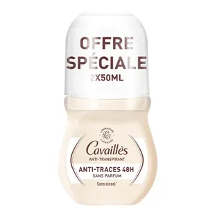 Rogé Cavaillès Deodorante ABSORB+ 48h Senza Profumo Roll-On 50ml x2