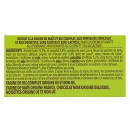 Gerblé Sans Gluten & Sans Lactose Biscuits Pépites Chocolat Noisette 150g