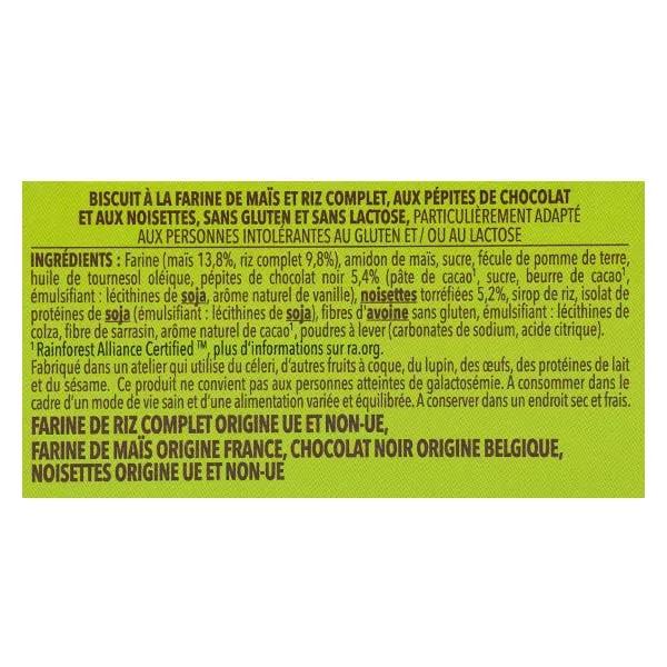 Gerblé Galletas con Chips de Chocolate y Avellanas Sin Gluten y Sin Lactosa 150g