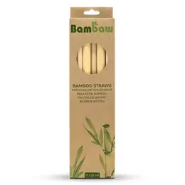 Bambaw Maison & Cuisine Pailles en Bambou 22cm 12 unités