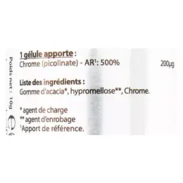 Vit'all+ Chrome 200µg 60 gélules végétales