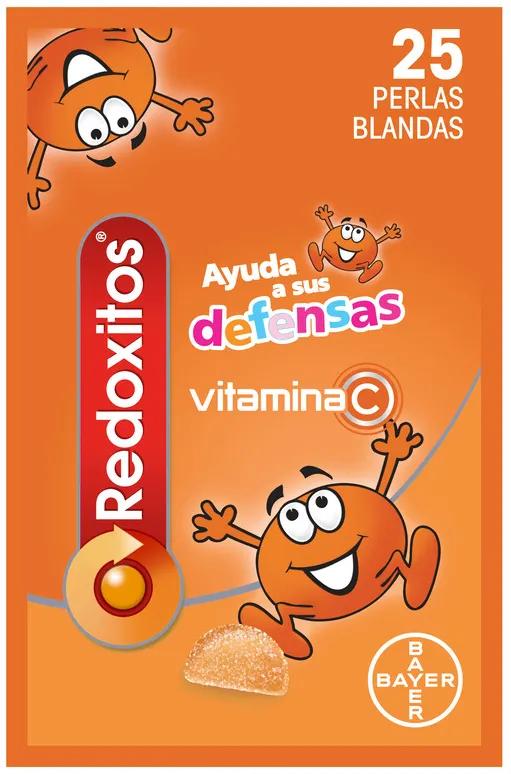 Redoxitos Vitamins and Defenses 25 Soft Pearls Orange Flavor