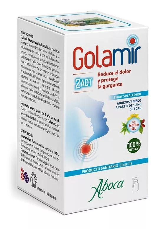 Aboca Golamir 2ACT Spray sem Álcool 30 ml