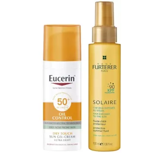 Eucerin Gel-Creme Oil Control FPS50+ 50 ml + Rene Furterer Fluido Protetor Solar KPF 50+ 100 ml