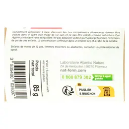 Nat & Form Écoresponsable Urucum Bio 200 gélules végétales