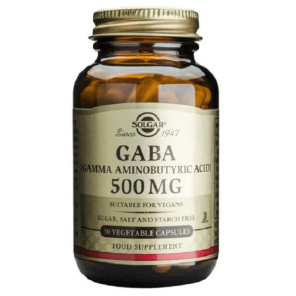 Solgar Gaba 500 mg 50 Cápsulas Vegetales | Atida