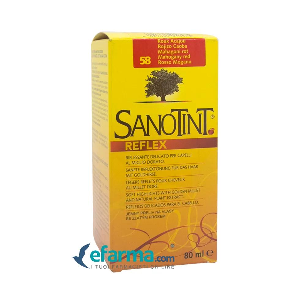 Sanotint ReflexTintura Capelli per Riflessi Colore Rosso Mogano 80 ml