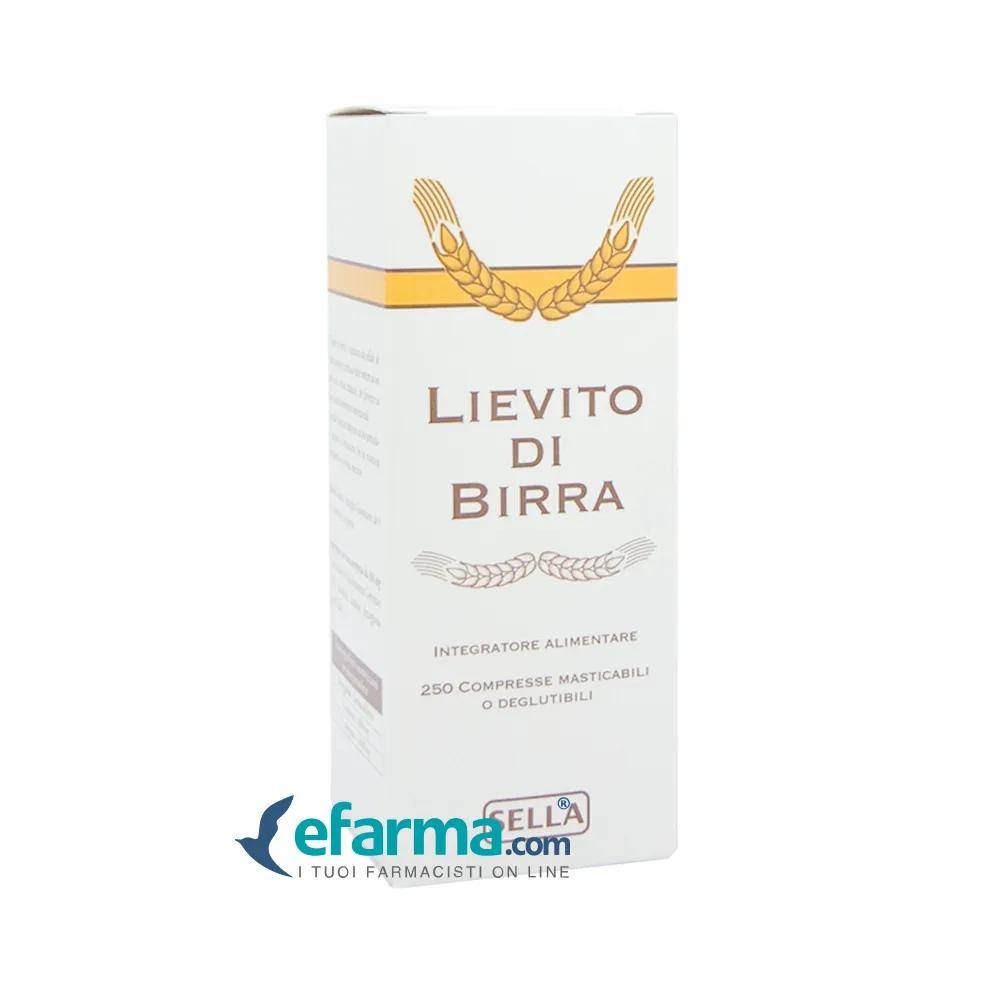 Sella Lievito Di Birra Integratore Purificante 250 Compresse