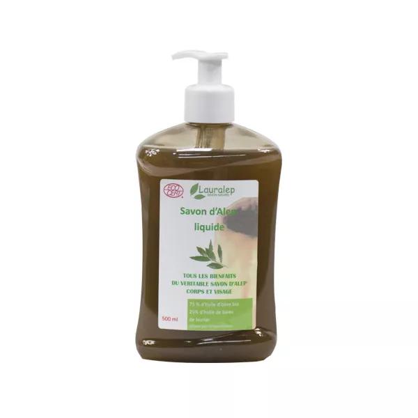 Lauralep Jabón Líquido de Alepo Bio Cuerpo y Rostro 25% Aceite de Laurel 500ml